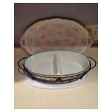 Temtations Platter and Divided Dish Set