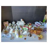 Assorted Decorative Figurines, Dishes, and Collectibles