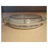 Pyrex Divided Dish with Lid
