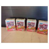 4 Sealed 1990 Donruss Baseball Puzzle & Card Boxes