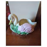 Swan Ceramic Planter