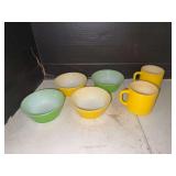 Fire-King Bowls and Mugs