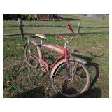 Red Bicycle with Rack