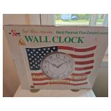 God Bless America Ceramic Wall Clock