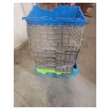 Stack of Multi-Colored Plastic Storage Totes