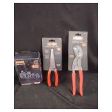 ICON Professional Impact Socket Adapter Set, Needle Nose Pliers, Multi Slip Joint Parrot Nose Pliers