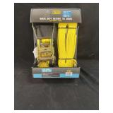 STEELTON Heavy Duty Ratchet Tie Down with J-Hooks