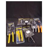 Klein Tools: C-Clamps, Wire Strippers, Hole Cutter, Pliers & Crimper