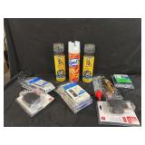 Electrical Supplies, Caulking, Tire Repair, and Disinfectant