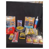 Tools and Hardware Assortment: DeWalt Saw Blades, Spyder Driver Bits, Master Locks, and More