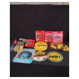 Variety of Saw Blades, Sanding Discs, Mechanix Gloves, and a Dog Collar