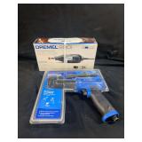 Dremel 200 Series Rotary Tool and Kobalt Air Hammer with Chisel