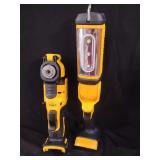 DeWalt 12V Oscillating Multi-Tool DCS353B and 20V LED Hand Held Area Light DCL050