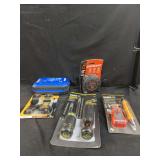 DeWalt Oscillating Multi-Tool Blades, Klein Tools Voltage Tester, Crescent Lufkin Tape Measure, Kobalt Tool Set, Klein Tools Screwdriver Set