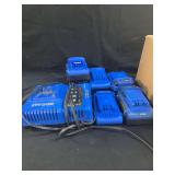 Kobalt 24V Battery Charger and Batteries