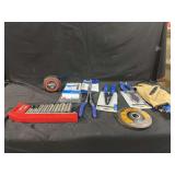 Assorted Tools Including Socket Set, Irwin Vise-Grip Pliers, Kobalt Wire Stripper, DeWalt HP 50+ Grinding Discs and More