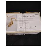 Allen + Roth Harlow Centerset Bath Faucet Brushed Gold Finish