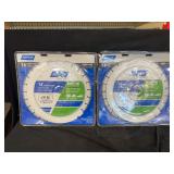 Two Norton 14" Segmented Rim Diamond Saw Blades