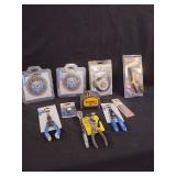 Kobalt Tile Saw Blades, DeWalt Tape Measure, and Assorted Tools