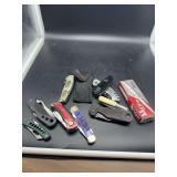 Assorted Pocket Knife Collection with Barlow & Kriegar Stiletto