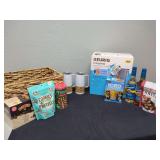 KEURIG BREWER - WITH BASKET COFFEE AND DRINK TREATS