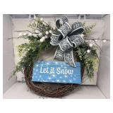 Let It Snow Wreath