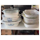Corning Ware Casserole Dishes with Lids