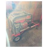 Honda EB2500 Portable Generator on Wheeled Frame