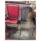 Pair of Metal Outdoor Patio Chairs