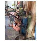 Welding Tanks with Hoses and Regulators