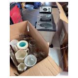 Euro-Pro X Deep Fryer and Assorted Drinkware