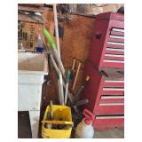 Collection of Gardening and Painting Hand Tools