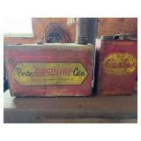 Two Gasoline Cans, One U.S. Gallon and Porta Gasoline Can