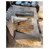 Assorted Wood Splitting Wedges