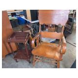 Rocking Chair and Side Table