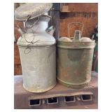 Galvade Dairy Milk Can and Galvanized Metal Can