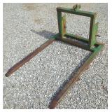 Hay Bale Fork Attachment