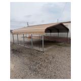 Metal Carport Structure - 20ft x 18ft 4inch x 8ft 4inch