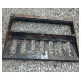 Metal Pallet Fork Attachment Frame