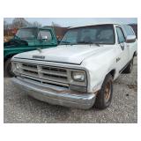 1990 Dodge Ramcharger SUV (Title Applied For)