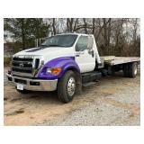 2012 FORD F650 ROLLBACK (HAS REBUILT TITLE)