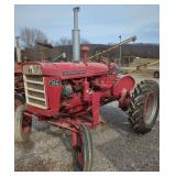 International Harvester Farmall 140 Tractor with Mower Attachment