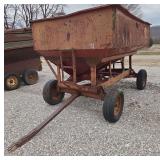 EZ Flow Gravity Wagon on Running Gear