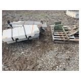 Assorted Tractor Weights and Liquid Tanks