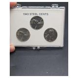 1943 Steel Cent Set
