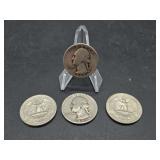 Washington Quarter Collection: 1943, 1951, 1962, and 1964