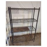 Four-Tier Metal Wire Shelving Unit