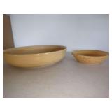 Two Longaberger Pottery Bowls