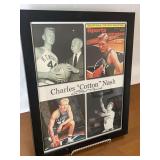 Charles 'Cotton' Nash Signed Framed Collage