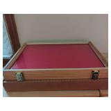 S & D Oak Quality Wood Products Display Case